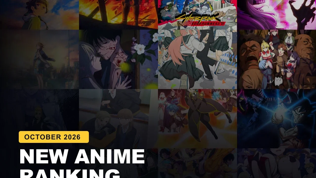 日本 2026年10月新作アニメランキング tier list template preview