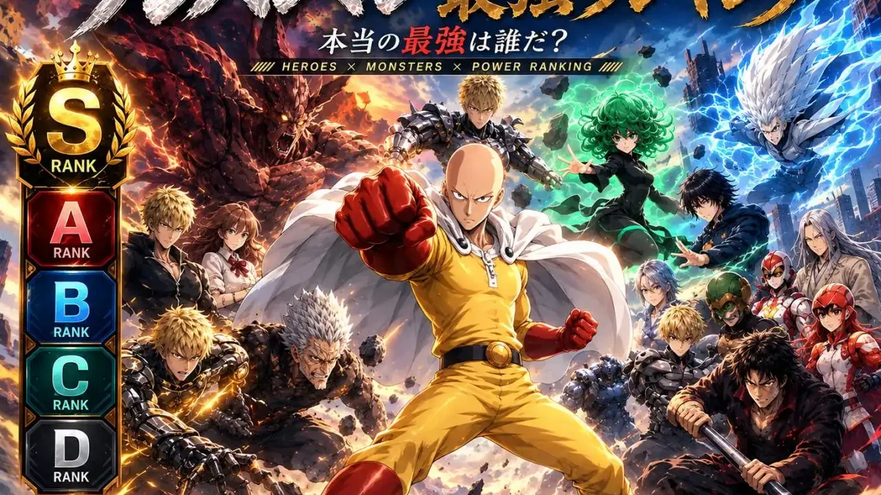 One Punch Man Character Power tier list template preview