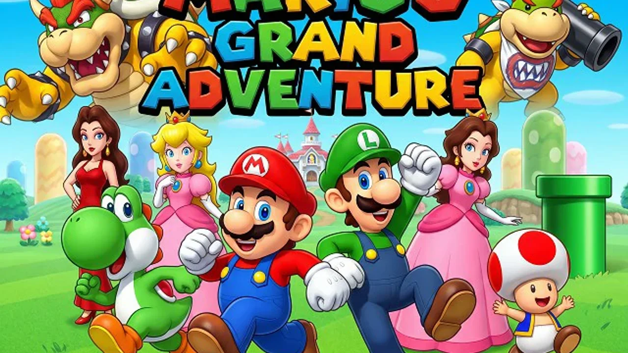 Mario Character Ranking tier list template preview