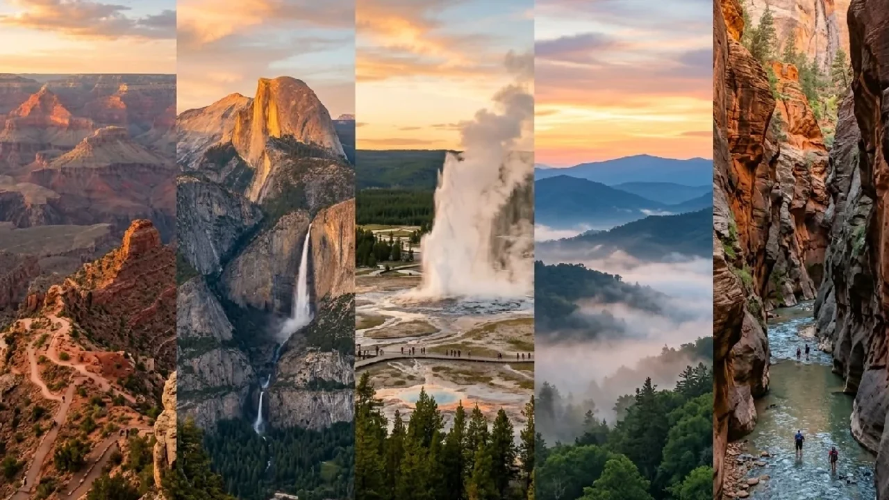 America's National Parks Ranking tier list template preview