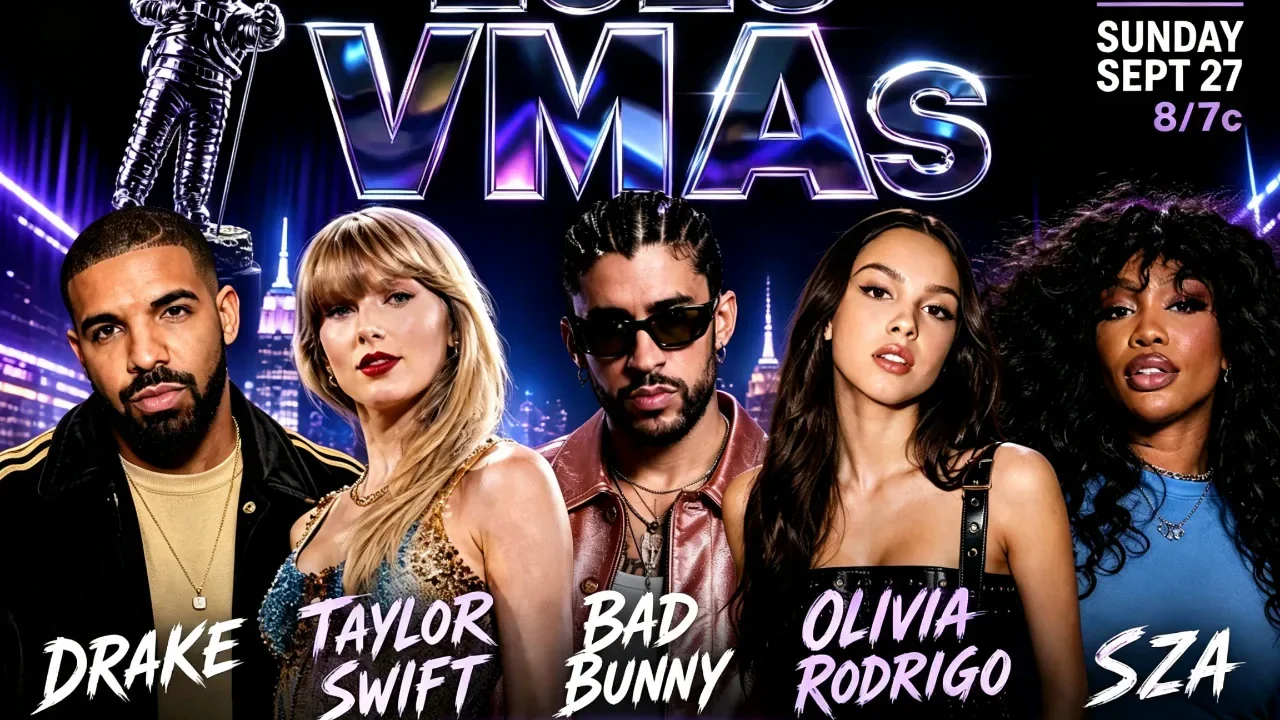 VMAs 2026 Predicted Nominees Tier List tier list template preview