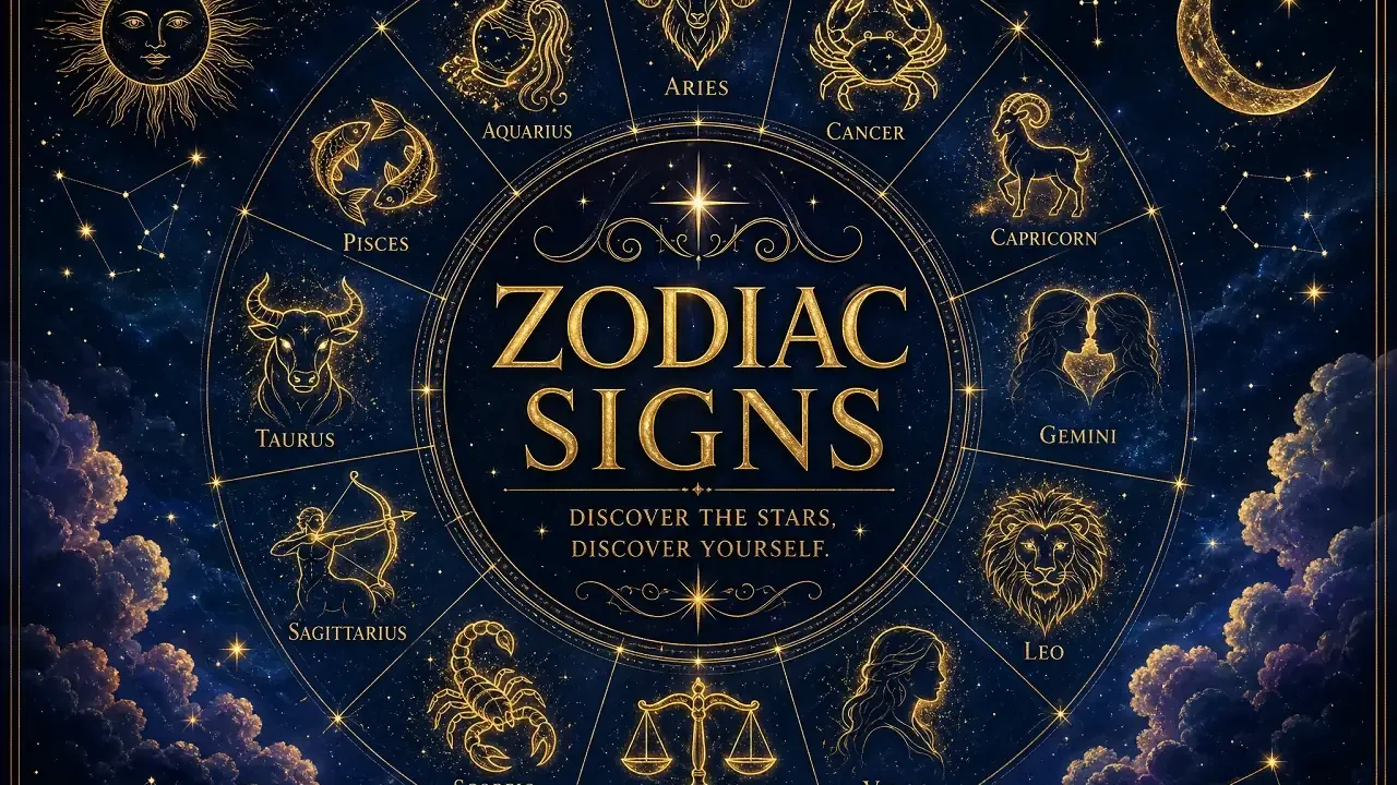 Zodiac Signs tier list template preview