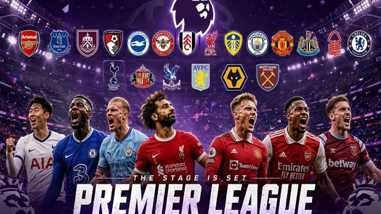 EPL Teams Ranking tier list template preview