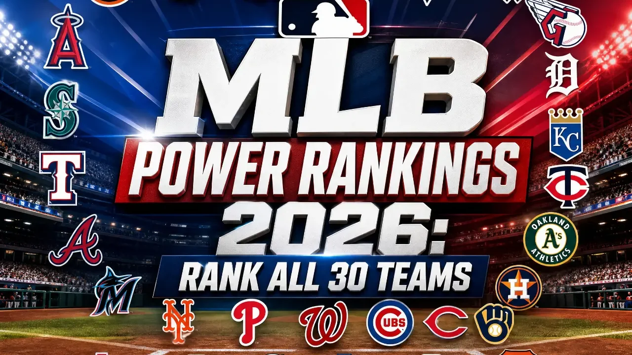 MLB Power Rankings 2026 Tier List Template | Tier Maker Pro