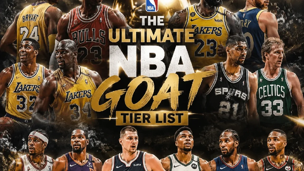 Ultimate NBA GOAT Tier List tier list template preview